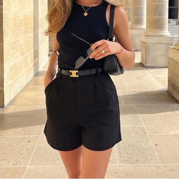 Zara Pants - NWT Linen Blend Short size XS